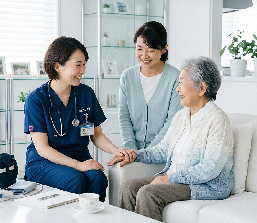 家族の負担を、私たちが一緒に支えます!