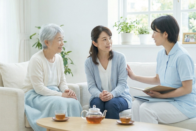 はじめて訪問看護を考えるご家族へ