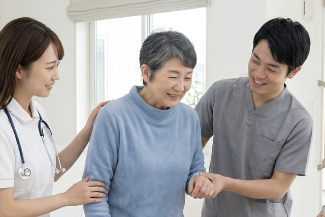 ２.看護とリハビリを一体的に提供